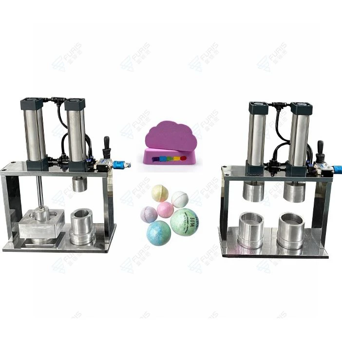 FRS-2 bath bomb salt ball press fizzies making machine 2-4 stations